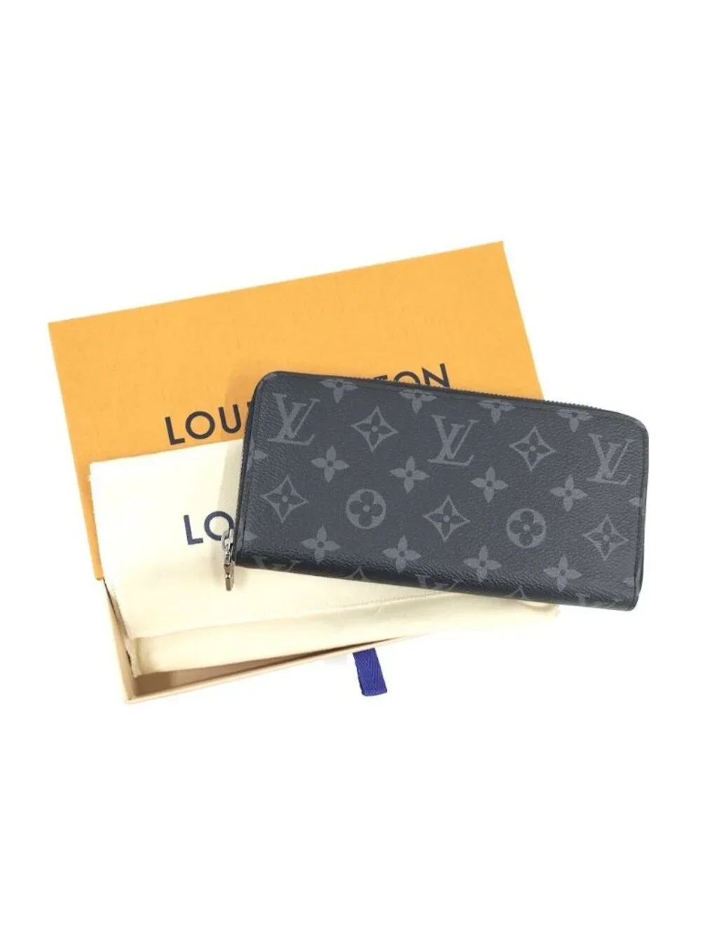 Louis Vuitton Zippy Wallet Horizontal Monogram Eclipse